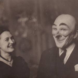 Untitled (Theatre Masks) by Mitchel A. Obremski 