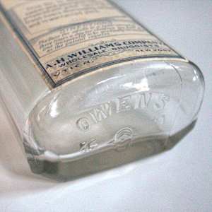 Bottle by A.H. Williams Co., Owens Bottle Machine Company 