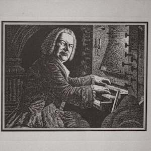 Johann Sebastian Bach by Oswald Charles Barrett