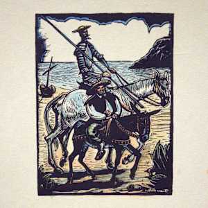 Don Quixote by Juan Castells Marti