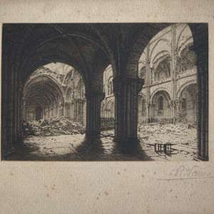 Cathedral Ruins by Raoul Varin