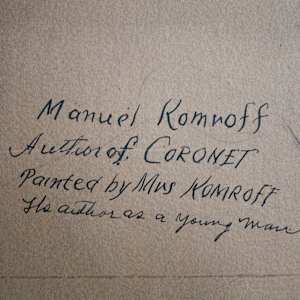 Portrait of Manuel Komroff by Elinor Barnard Komroff 