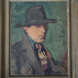 Portrait of William Tisch by Elinor Barnard Komroff