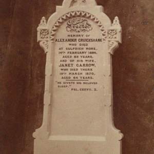 Gravestone by Thomas Goodwillie