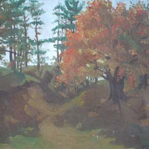 Wooded Scene by Alma LaBranche