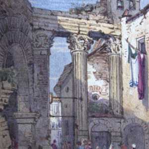 Scrapbook by Various, Michel Lasne, Johann Georg Wille, Anne Gliddon, Frederick John Meyer, William Warman, Adolphus George Edye, Alfred Crowquill, Adam East, John Padgett, James Scovell, Lambert Hastenrath, Thomas Woodward, David Roberts, Henry Mangles Denham 