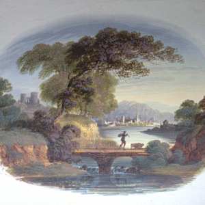 Scrapbook by Various, Michel Lasne, Johann Georg Wille, Anne Gliddon, Frederick John Meyer, William Warman, Adolphus George Edye, Alfred Crowquill, Adam East, John Padgett, James Scovell, Lambert Hastenrath, Thomas Woodward, David Roberts, Henry Mangles Denham 