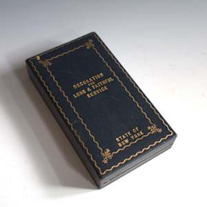 New York Long & Faithful Service Medal by Tiffany & Company 