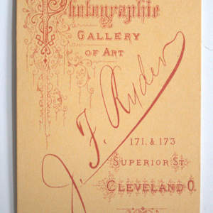 Carte de Visite by James Fitzallen Ryder 