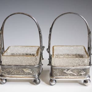Pair of Salt Cellars by Rogers, Smith & Co.