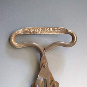 Ice Tongs by Walton Ice Co. 