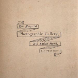 Cabinet Card by The Imperial Photographic Gallery/Hector W. Vaughan 
