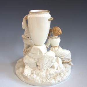 Figural Group by Royal Worcester, James Hadley, Image 2.