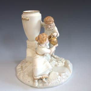 Figural Group by Royal Worcester, James Hadley, Image 4.