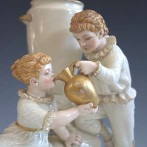 Figural Group by Royal Worcester, James Hadley, Image 5.