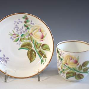Cup and Saucer by Sampson Bridgwood & Son, Image 2.