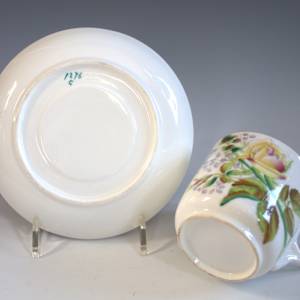 Cup and Saucer by Sampson Bridgwood & Son, Image 1.