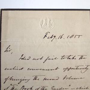 Letter by Charles McIntosh, John H. Glover, Image 3.