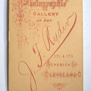 Carte de Visite by James Fitzallen Ryder, Image 1.