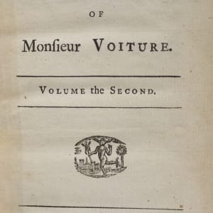 The Works of Monsieur Voiture by Vincent Voiture 