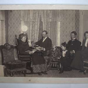 Parlor Reading by George DeWitt, Image 2.