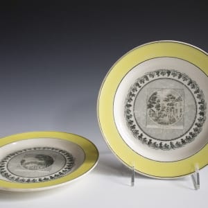 Plates (Set of Two) by Creil et Montereau