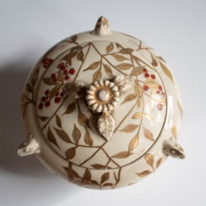 Covered Bowl by Kinkozan Sobei VII 