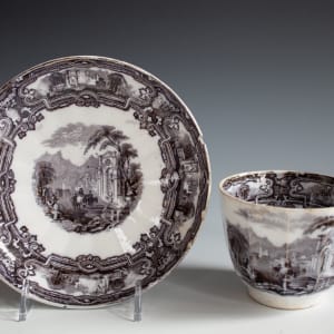 Cup and Saucer by Davenport