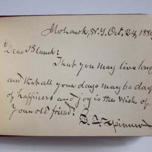 Autograph Album by Beatty & Forst 