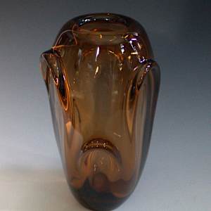 Vase by Jan Kotík, Beránek Skrdlovice Glass Works, Image 2.