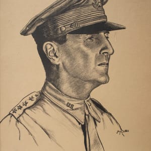 Portrait of General Douglas MacArthur by Jay Cobbs