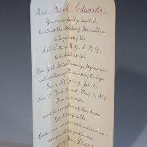 Invitation by New York National Guard 