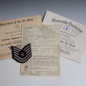 Discharge Papers by Army Air Corps
