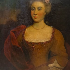 Portrait of a Woman by Unknown, United States  Image: Before conservation.