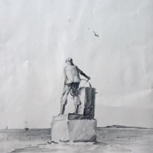 Fisherman's Monument, Gloucester, Massachusetts by M.C. Meelig
