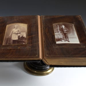 Photo Album and Stand by Lewis Pattberg & Bros. 