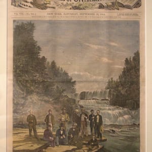 The Secretary of State and the Diplomatic Corps at Trenton Falls by William J. Baker