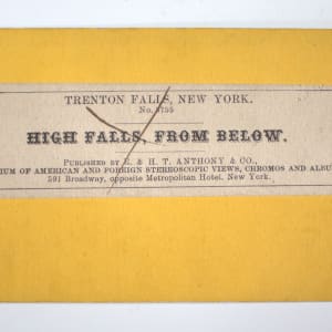 Trenton Falls, New York: High Falls, from Below by E. & H.T. Anthony, G.W. Thorne 