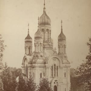Views of Europe (Set of Thirty-Two)  Image: Griechische Kapelle, Wiesbaden, 1885. Photo by Mondel & Jacob.