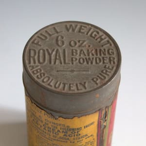 Baking Powder Tin by Royal Baking Powder 