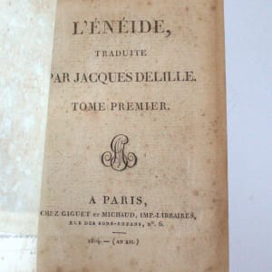 L'Eneide by Jacques Delille, Virgil 