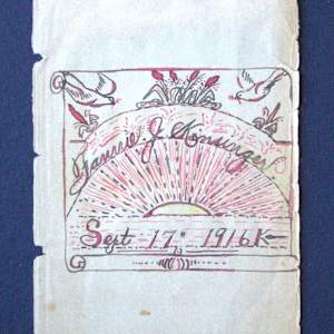 Bookplate by Fannie J. Kinsinger 
