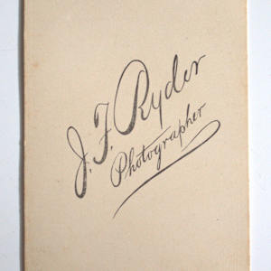 Carte de Visite by James Fitzallen Ryder 
