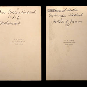 Cartes de Visite by Richard A. Lewis 