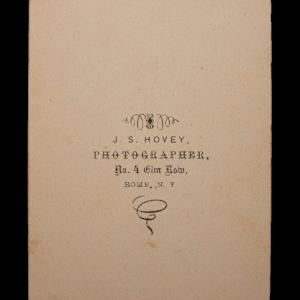 Carte de Visite by John S. Hovey 