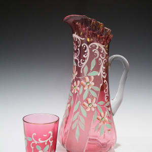 Lemonade Set by Dugan Glass Company