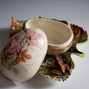 Trinket Box by Faience Manufacturing Co. 