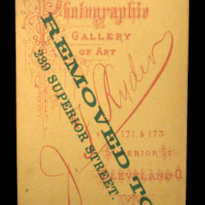 Carte de Visite by James Fitzallen Ryder 