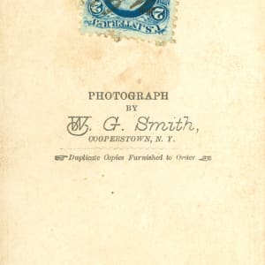 Carte de Visite by Washington G. Smith 