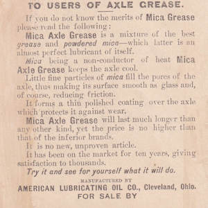 Trade Card by William Kellogg 